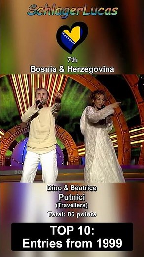 Top 10 Entries from Eurovision 1999