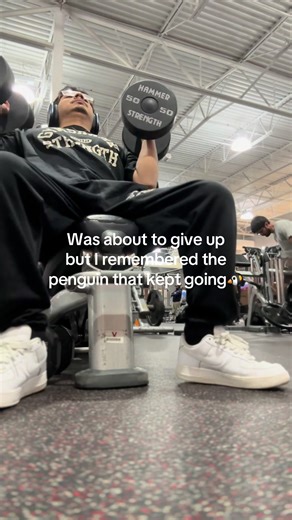 Motivational Penguin: Keep Training and Keep Going!