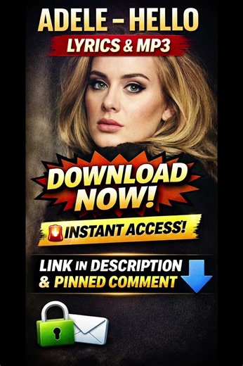 Hello – Adele (Official Lyrics) | MP3 Download 🔥 Free Access | No Copyright Claim