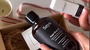 Isla Fisher shows off her beauty haul on social media