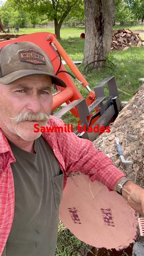 To clarify, pull the metal truss clips out of the log before you run you blade through it. #sawmill