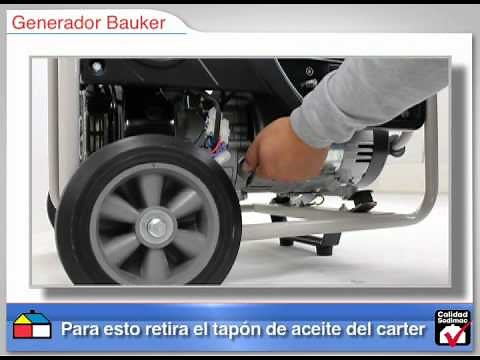 Puesta en marcha de generadores Bauker.