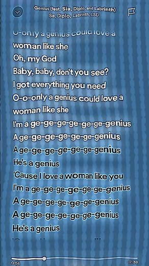 Genius (feat. Sia, Diplo, and Labrinth) - Sia, Diplo, Labrinth, LSD #spotify #spedup #song #music