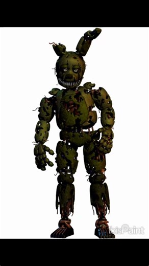 [ FNaF/Speed Edit ] КОШМАРНЫЙ СПРИНГТРАП #fnaf #фнаф #speededit #springtrap #fivenightsatfreddys4