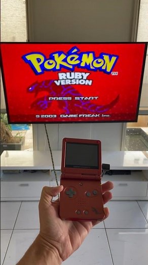 Gameboy Advance SP with HDMI Output