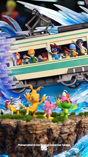 Digimon Adventure Ending Diorama Scene 🥰 by SOAR Studio #animefigure #digimon #Toys #unboxing #Anime