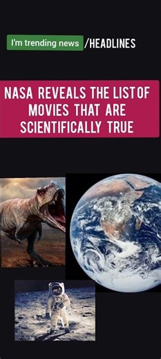 Nasa reveals the list of movies that are scientifically true #nasa #shorts #adventure #movies