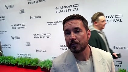 Martin Compston on the red carpet at Glasgow Film Festival