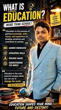 What Is Education? | Meaning, Importance & Purpose of Education. ☺️ #education #skills