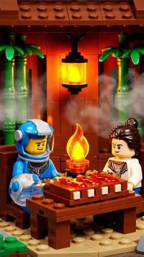 Galaxy Patrol is Eating a tray of grilled ribs with BBQ sauce (ASMR)