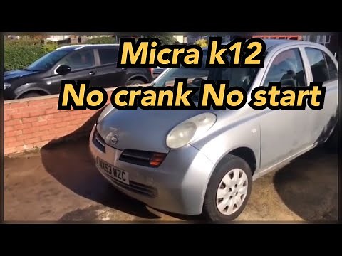 Nissan Micra K12 Starting Problem Solved - No Crank No Start - Starter motor