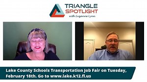 Transportation Director Scott Pfender discusses job opportunities in his department ahead of the district's Transportation Job Fair scheduled for Feb. 18. Learn more about the job fair and find a registration link on our home page: www.lake.k12.fl.us | Lake County Schools | Facebook