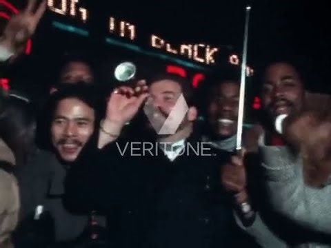 New Year's Ball Drop 1975 - New Veritone footage!