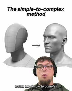 Sculpting a face can be challenging...but it doesn't have to be! 🤓 Watch our "The Simple-to-Complex" method to find out why. Explore many other topics in Anatomy4Sculptors to create a realistic human form. Including: ✓ 3D and live model images ✓ Color-coded muscle diagrams ✓ Body form and shape describing grids ✓ Various angles, postures, and expressions ✓ Complex anatomy made simple and visual and much, much more! Grab your copy of Anatomy4Sculptors at https://anatomy4sculptors.com/ | Anatomy 