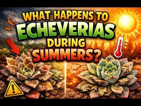 WHAT HAPPENS TO ECHEVERIAS DURING SUMMERS ?
