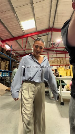 the duo is back👷👷‍♀️ | work boots