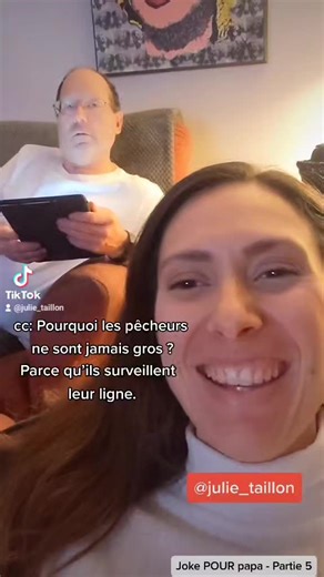 2.2M views · 27K reactions | Joke POUR papa #5 Juste à temps pour vos partys des fêtes. P.S. aucune chance que j'aille droit à un héritage...merci de m'encourager! @julie_taillon | Julie Taillon | Facebook