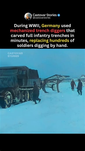 How Germany Dug Trenches Faster #shorts