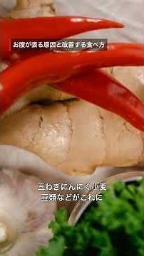 お腹が張る原因と改善する食べ方