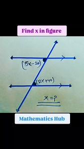 8 comments | Find x in the figure | Mathematics Hub | Facebook