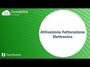 Attivazione Fatturazione Elettronica