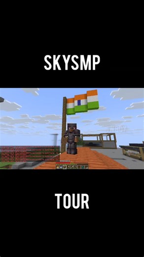 Minecraft SKYSMP TOUR #jwboy #minecraft #minecraftgameplay #gaming #minecraftgaming #tutorial