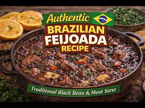Authentic Brazilian Feijoada Recipe | Traditional Black Bean & Meat Stew