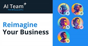 Introducing your custom AI Team. Bring on specialized expertise and assemble the support you need—from coaches and customer service reps to analysts and marketers. Join the AI Team Beta waitlist: https://bit.ly/4askjgK | Housecall Pro | Facebook