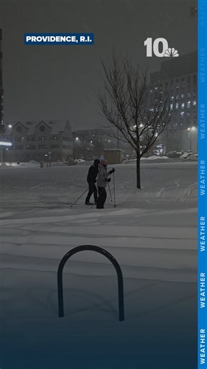 Skiers in Providence are taking advantage of the fresh snow! Send us your photos/videos: https://bit.ly/3wgooGr | NBC 10 WJAR