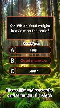 Islamic quiz #challenge #islamicvideo #quran