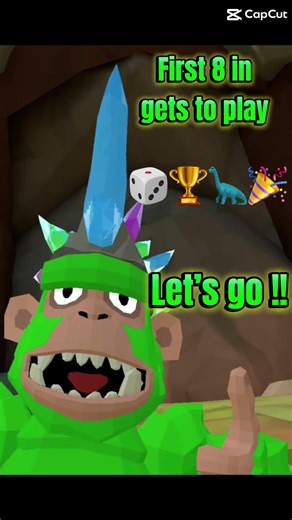 Today’s table games code is……… game on 🎲🙌🦖🦕 #ug #dinosaur #ugvr #vr #competition