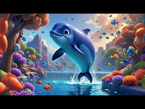 The Dolphin’s Deep Sea Dance 🐬🌊 | Underwater Learning Adventure for Kids | Ocean Animals and Movemen
