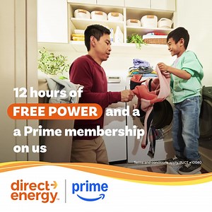 This offer is as clean as it gets with 12 hours of free power and a Prime membership on us when you sign up for Direct Energy. | Direct Energy | Facebook