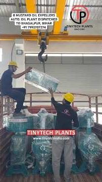 8 Oil Expellers Automatic Oil Plant dispatched to Bhagalpur, Bihar #coldpressoilmachine #oilmachine