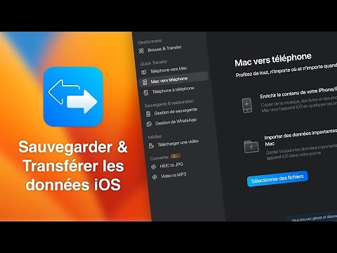 EaseUS MobiMover : sauvegarder et transférer les données entre deux iPhone et Mac / PC