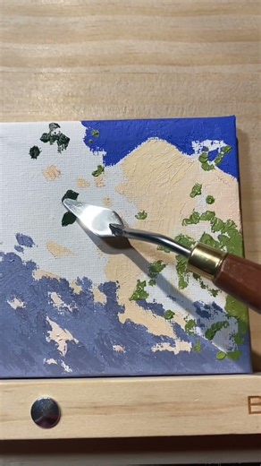 „In the shade of the orange tree“ 🍊 #oilpainting #process #art #artshorts #paintingtutorial