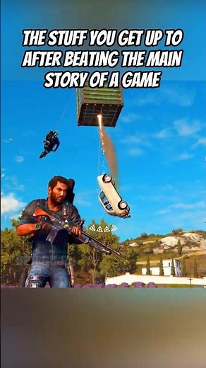 The stuff you get up to after beating the main story in a game #jc3 #justcause3 #justcause #gaming