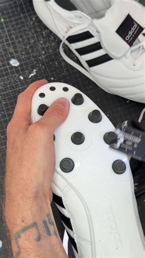 FG to SG stud conversion Adidas Copa Mundial — full soft ground setup