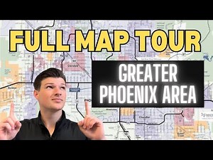 Greater Phoenix Area FULL MAP TOUR | East & West Valley Covered