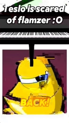 Mixel Teslo is scared of Flamzer