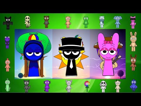 Sprunki Oc Pyramix's x Abgerny Band | Compilation Incredibox #sprunki #incredibox