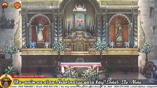 LIVE 🔴 | Ika-anim na araw ng Nobenaryo para kay Señor Sto. Niño January 21, 2026 6:00PM ------------------------------------------- You can donate through the following: PNB Account Name: Prior Provincial of the Augustinian Province of Santo Niño De Cebu-Philippines, Inc. Account Number: 2458-7000-4505 ----------------------------------------- You may contact the parish office through: Ate Beth: 0929-674-3936 email address: sndcparishoffice@gmail.com | Sto. Niño de Cebu Parish - Binan