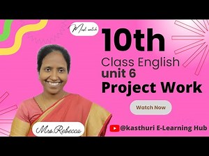 10th class English unit 6 Project work | FA work question & answers | Telangana & Andhra Pradesh