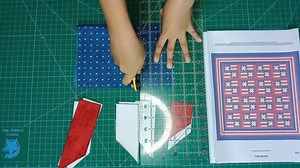 Patriotic Stars Quilt Block PDF Pattern With Video Tutorial || 6, 8, 10, 12, and 14 Inch Size Versions Included - Etsy Canada