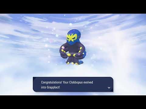 How to evolve Clobbopus into Grapploct in Pokémon Legends Z-A Mega Dimension