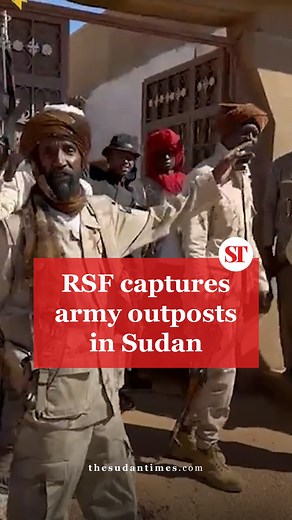 Footage from an undisclosed location in Sudan shows Rapid Support Forces soldiers seizing army "outposts", showing how the conflict between the Sudanese army and Rapid Support Forces continues to heat up. | The Sudan Times