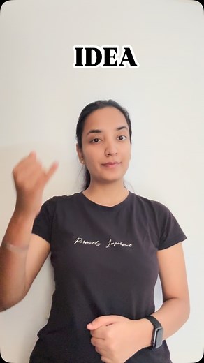 🤟 on Instagram: "Learn ISL “IDEA” #indiasignlanguage #ISL #learn #education #deaf"