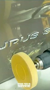 A rubber eraser wheel will quickly remove decals from your car#uniquetechhd #removecarpaint #remove