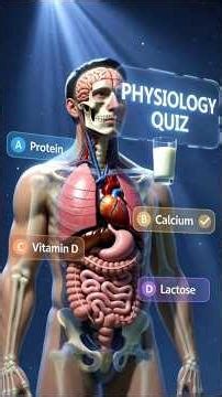 Physiology Quiz: What Milk Does to Your Bones in 60 Seconds
