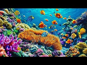 Peaceful Marine Sanctuary • Live Aquarium | Relax and Unwind